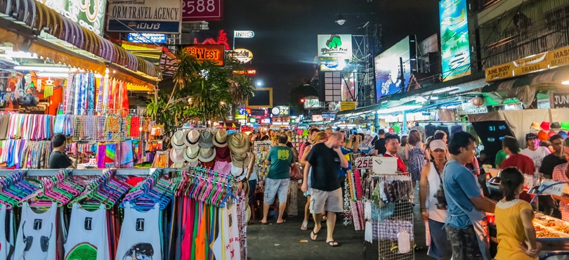 Guide de Khao San Road - Marchands de rue