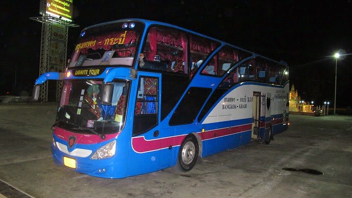 Bus pour aller de Bangkok à Krabi